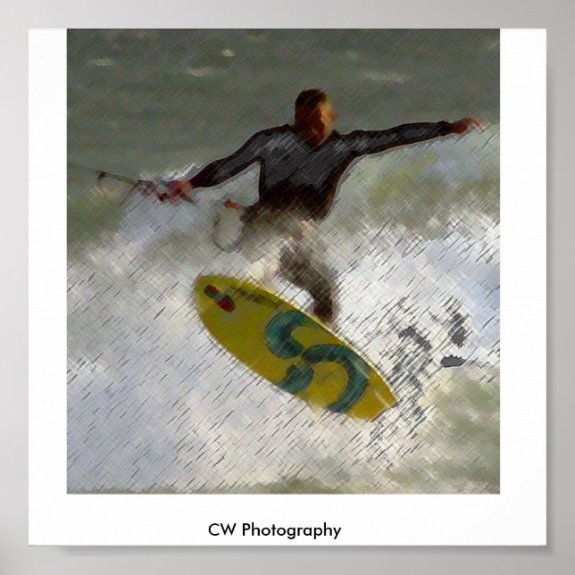 Poster Kite Boarder (Frente)