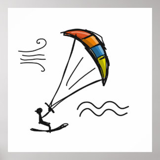 Poster Kiteboard