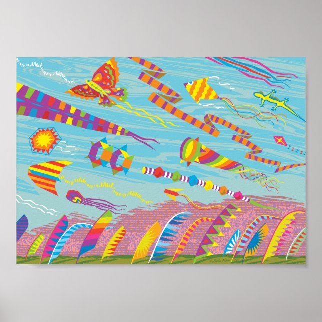 Poster Kites e faixas (Frente)