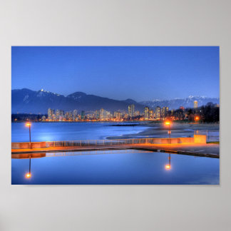 Pôster Kitsilano Beach, Vancouver, Canadá
