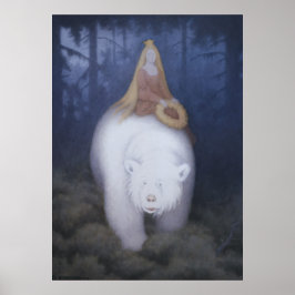 Poster Kittelsen King Valemon O urso branco CC0818 XL
