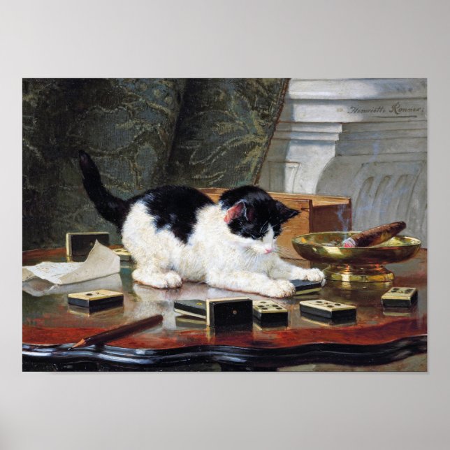 Poster Kitten, Henriette Ronner-Knip (Frente)