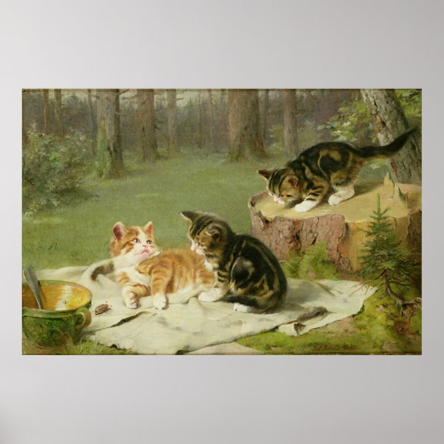 Poster Kittens Playing (Frente)