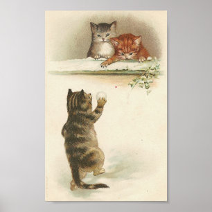 Pôster Kitty Snowball Fight
