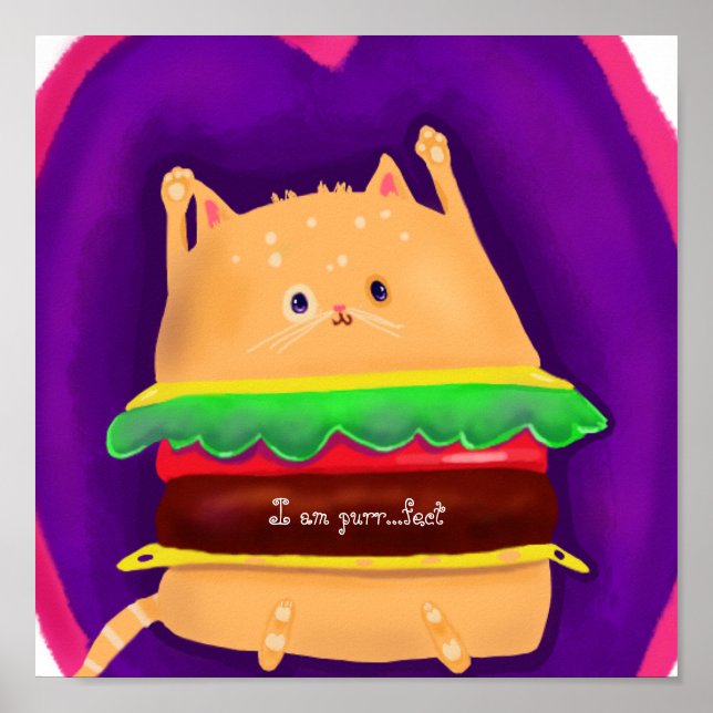 Poster Kittyburger (Frente)