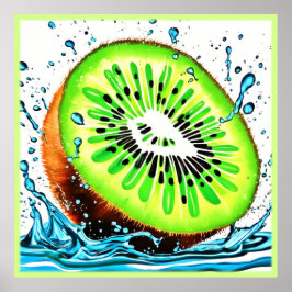 Poster Kiwi Salpico de Frescor