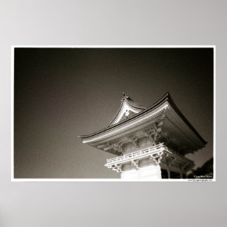 Poster Kiyomizudera Temple Kyoto, Japão