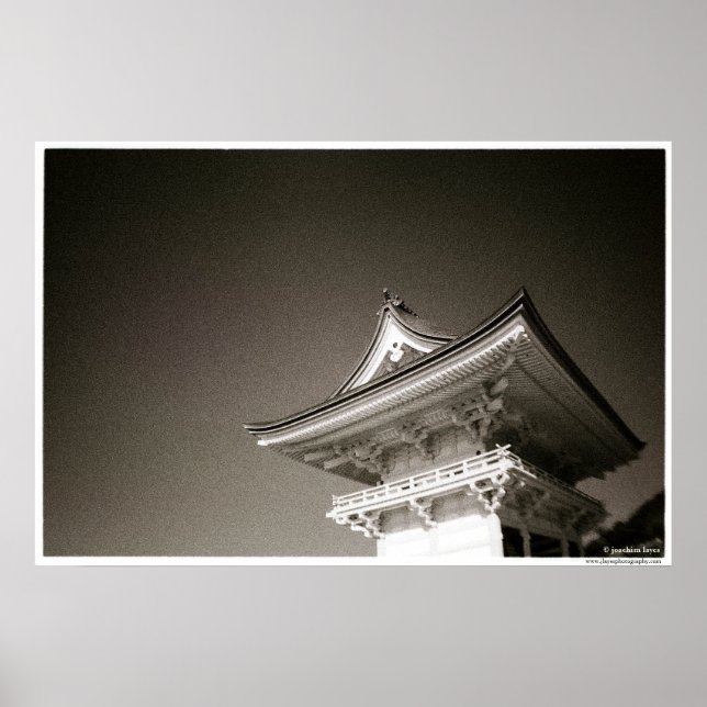 Poster Kiyomizudera Temple Kyoto, Japão (Frente)