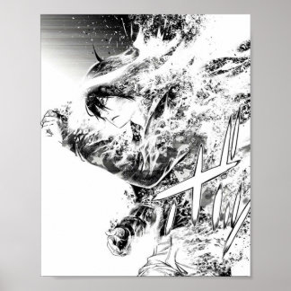 Poster Kizumonogatari Manga