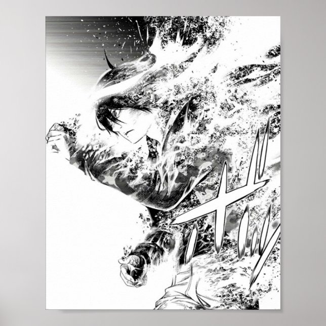 Poster Kizumonogatari Manga (Frente)