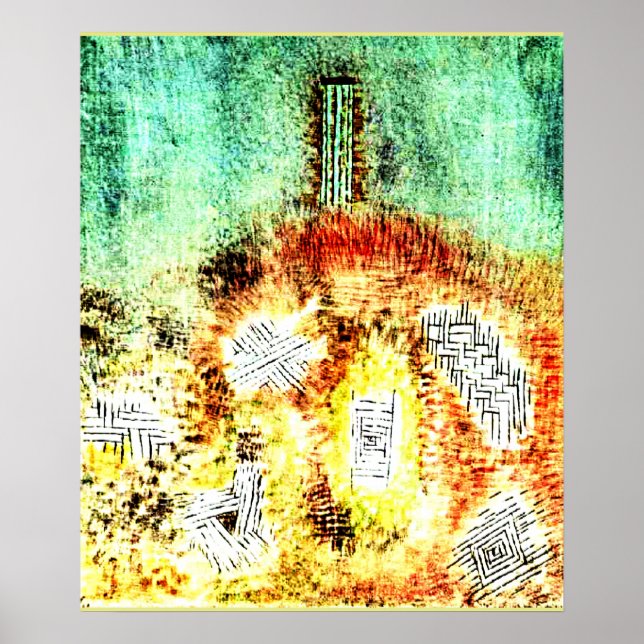 Poster Klee - A Coluna (Frente)