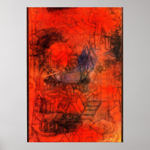 Poster Klee art: "Groins".