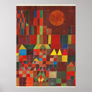 Poster Klee - Castelo e Sol