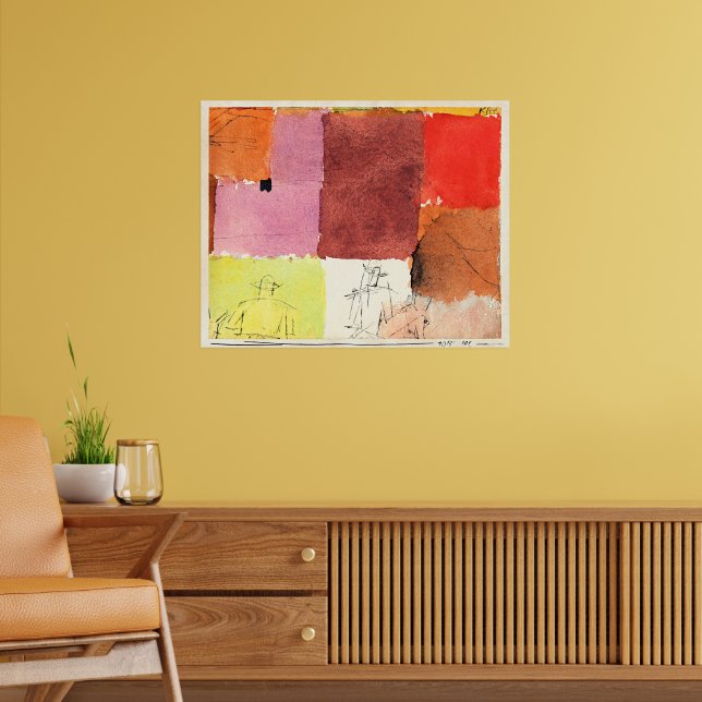 Poster Klee - Composição com Figuras, (Sala de Estar 2)