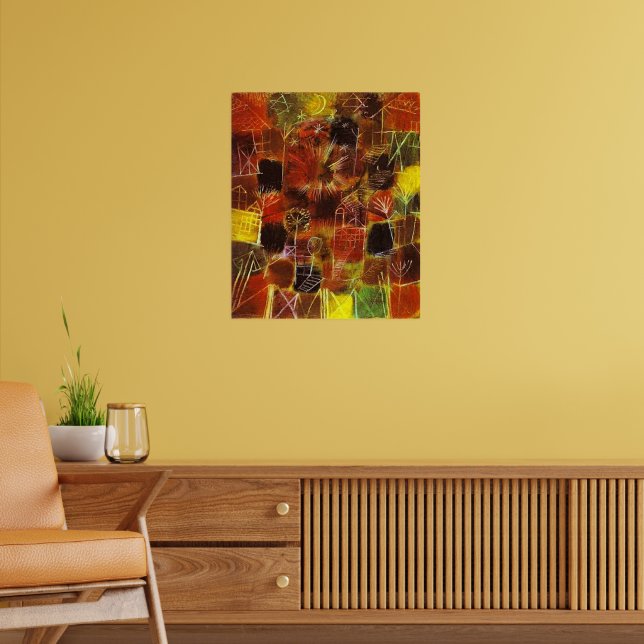 Poster Klee - Composição Cósmica (Sala de Estar 2)