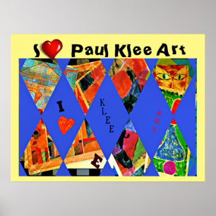 Poster Klee - Eu Amo Paul Klee Art