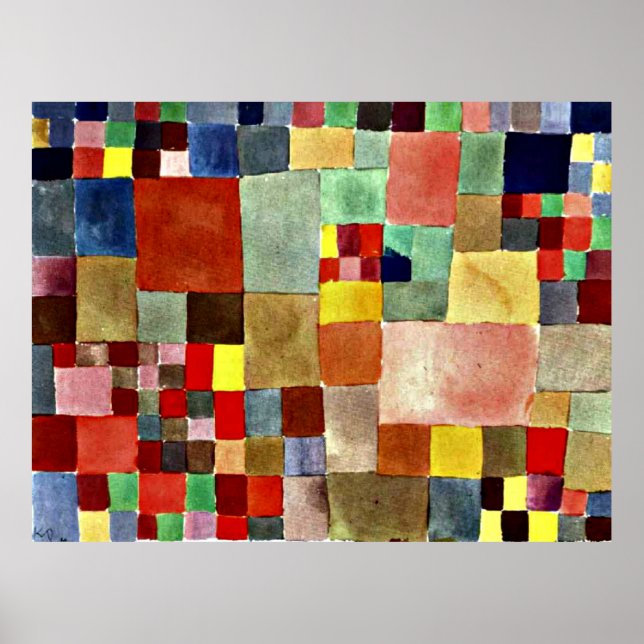 Poster Klee - Flora na Areia (Frente)