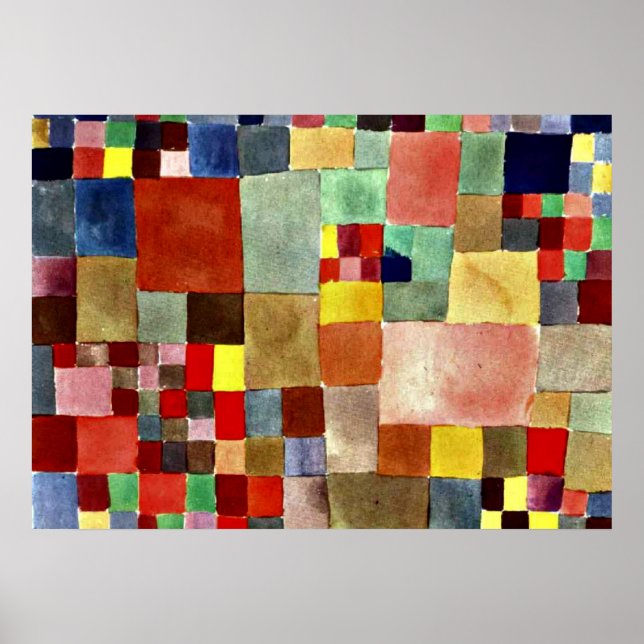 Poster Klee: Flora na Areia (Frente)