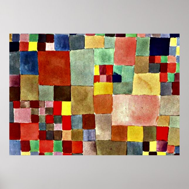 Pôster Klee - Flora na Areia (Frente)