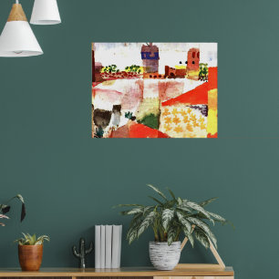 Poster Klee - Hammamet com Mesquita