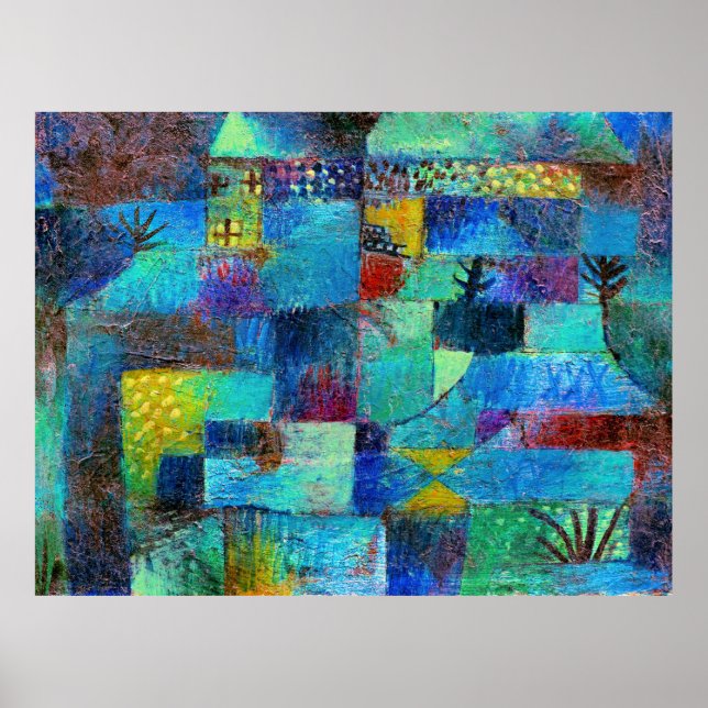 Poster Klee - Jardim Terraced (Frente)