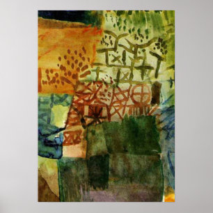 Poster Klee - Lembrança de um Jardim