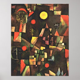 Poster Klee - Lua cheia