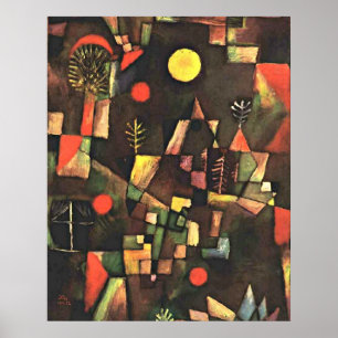 Poster Klee - Lua cheia