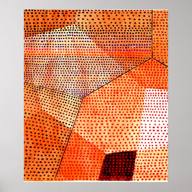 Poster Klee - Modelo 106, Polifonia em Cor (Frente)