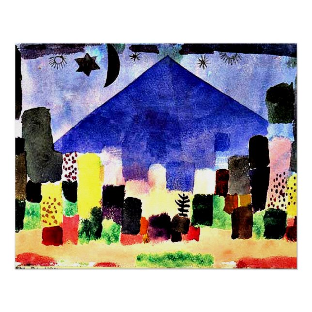 Pôster Klee - Monte Niesen (Frente)