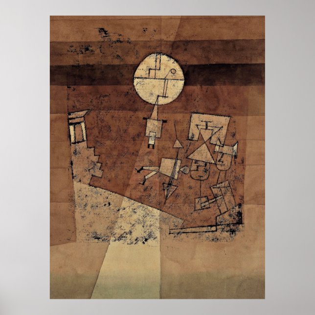 Poster Klee - Moon Play, (Frente)