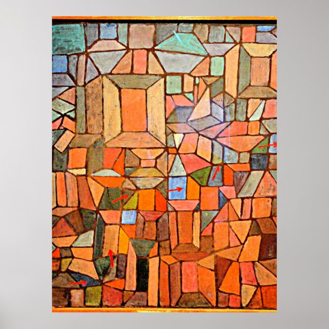 Poster Klee - O Caminho para a Citadel (Frente)