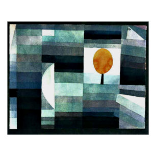 Pôster Klee - O Mensageiro do Outono