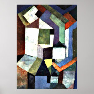 Poster Klee: Paisagem do Norte Pioso