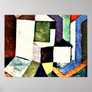 Poster Klee - Paisagem do Norte Pioso-1917