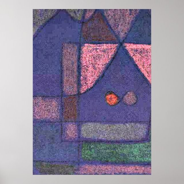 Poster Klee - Pequeno Quarto em Veneza (Frente)