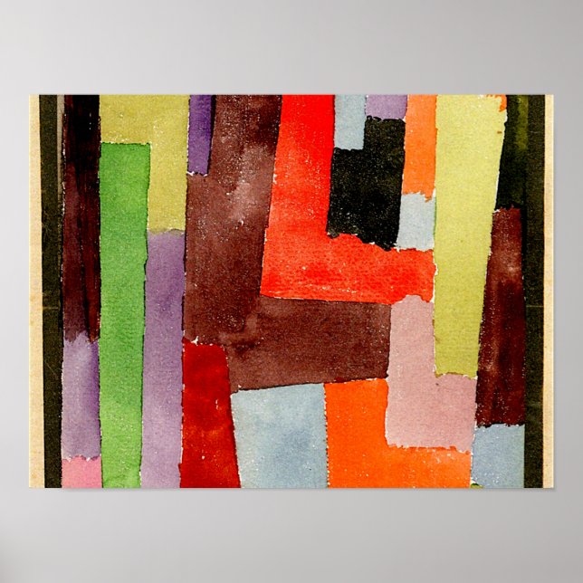 Poster Klee - Right Angles (Frente)