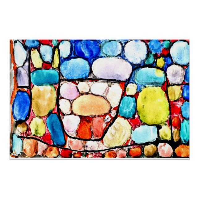 Pôster Klee - tesouro acima do solo (Frente)