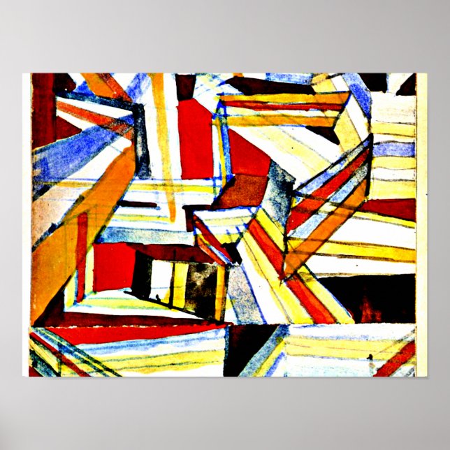 Poster Klee - Transparente em Perspectiva Avançada (Frente)