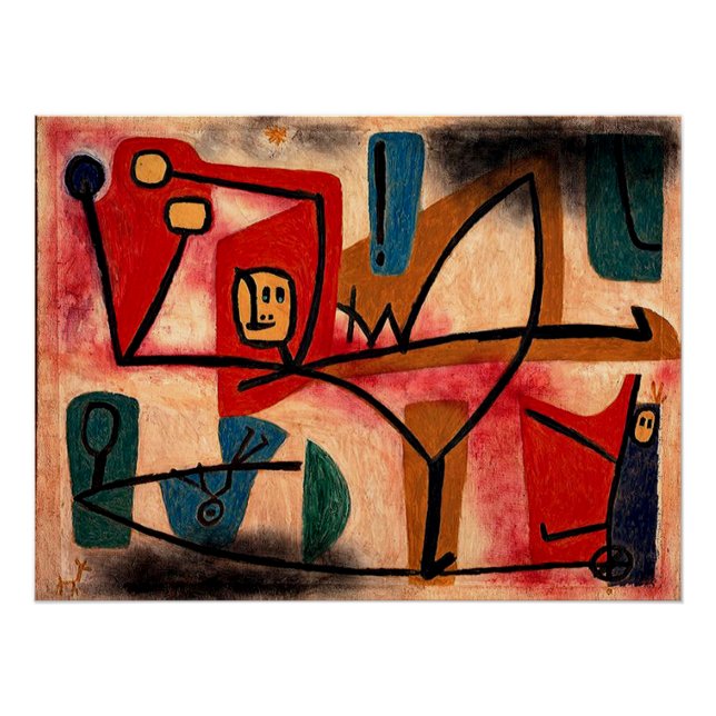 Pôster Klee - Ubermut Exuberance (Frente)