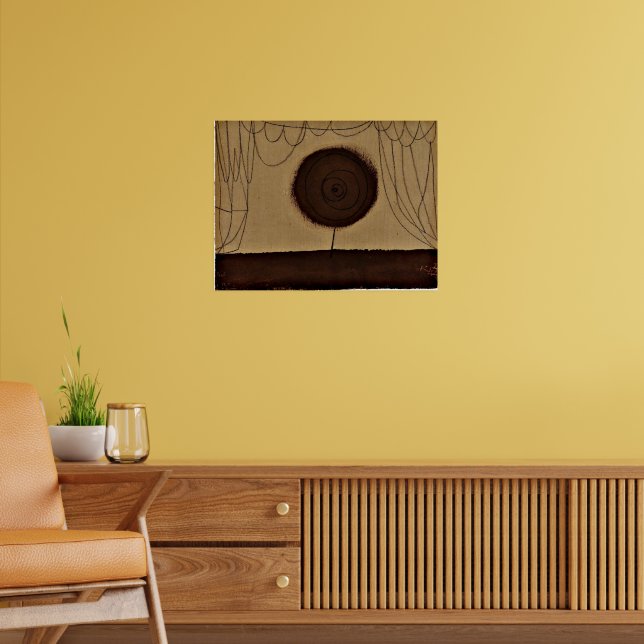 Poster Klee - Uma Flor Executa (Sala de Estar 2)