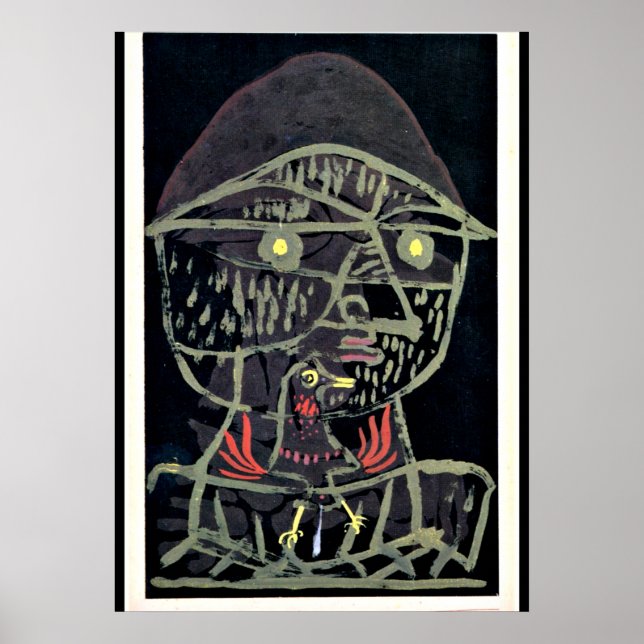 Poster Klee - Vogelfanger, abstrato (Frente)