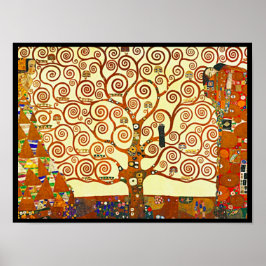 Poster Klimt A Árvore da Vida,
