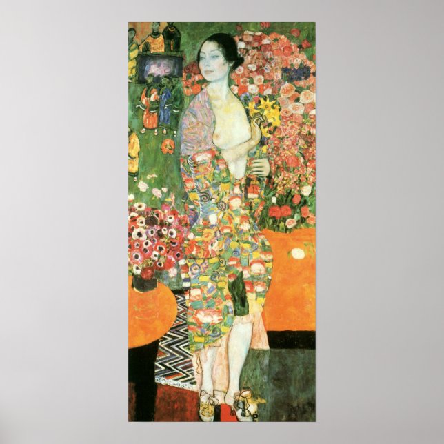 Poster Klimt - A Dançarina 1916 (Frente)