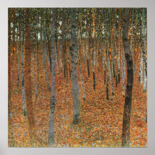Poster Klimt - Beech Grove 1902