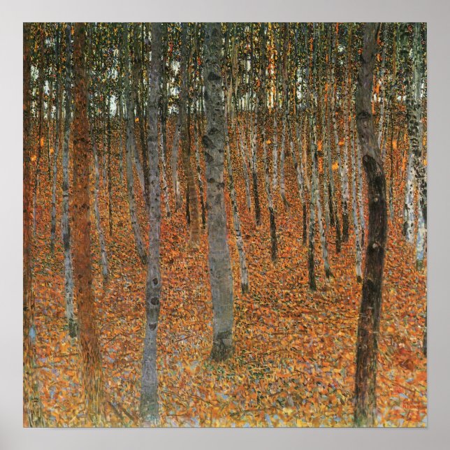 Poster Klimt - Beech Grove 1902 (Frente)