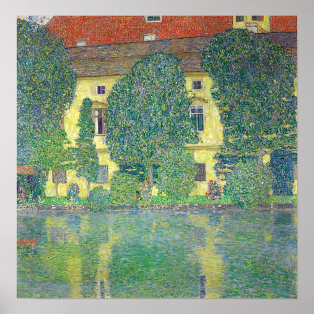 Poster Klimt - Câmara em Attersee (Frente)