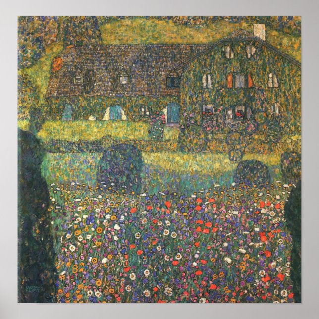 Poster Klimt - Casa de Campo 1914 (Frente)