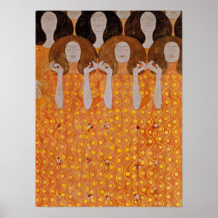 Poster Klimt - Coro Do Gel Paradiente
