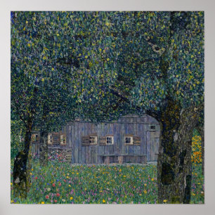Poster Klimt - Farmhouse In Upper Austria 1911